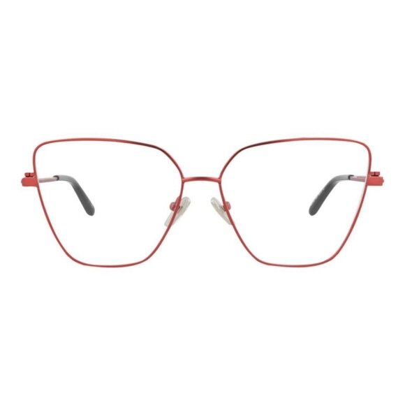 Balenciaga Womens Cat Eye Red Red Transparent Fashion Designer Eyewear - Picture 2 of 4